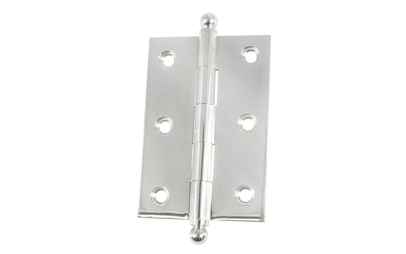 Classic Solid Brass Ball-Tip Cabinet Hinge ~ 2-1/2" x 1-3/4" - Image 8