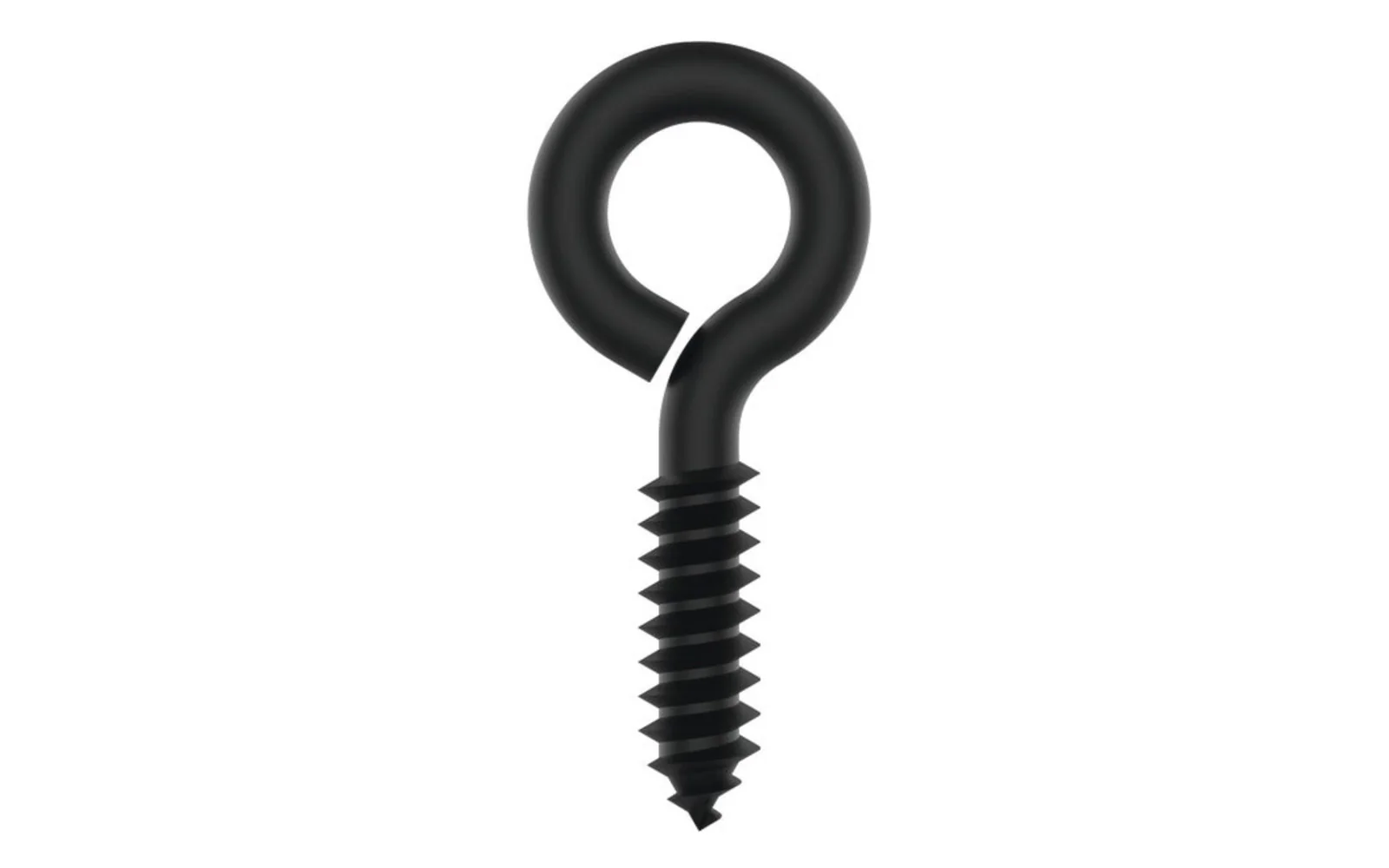 #2 Black "Storm Shine" Screw Eye