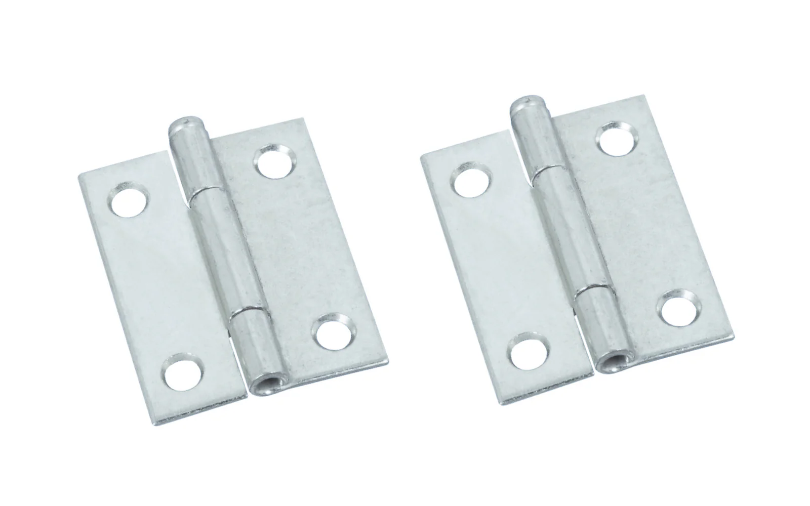 2" Zinc-Plated Loose-Pin Narrow Hinges - 2 Pack