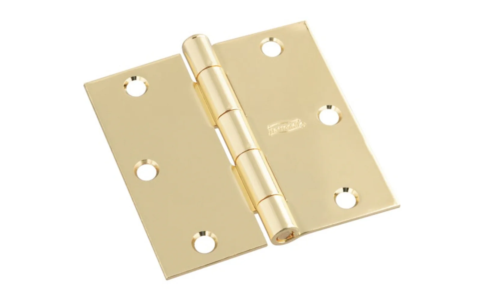 3-1/2" Bright Brass Door Hinge