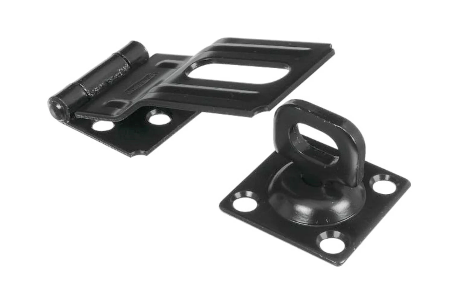3-1/4" Black Swivel Safety Hasp