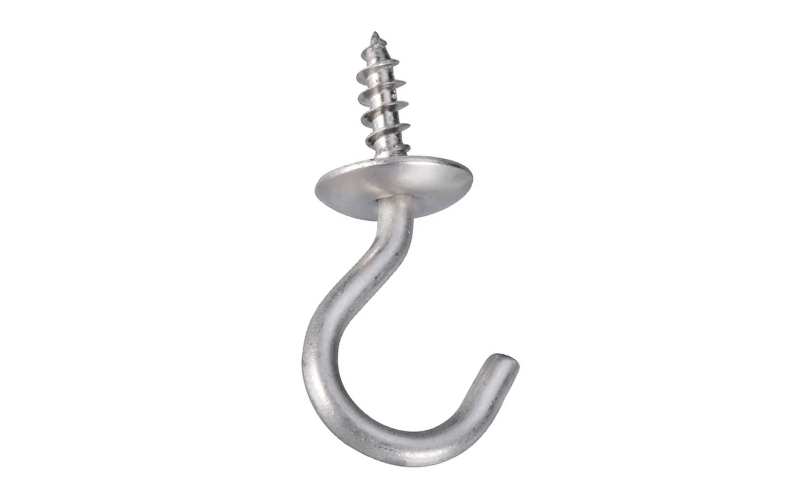 3/4" Stainless Cup Hooks - 4 Pack