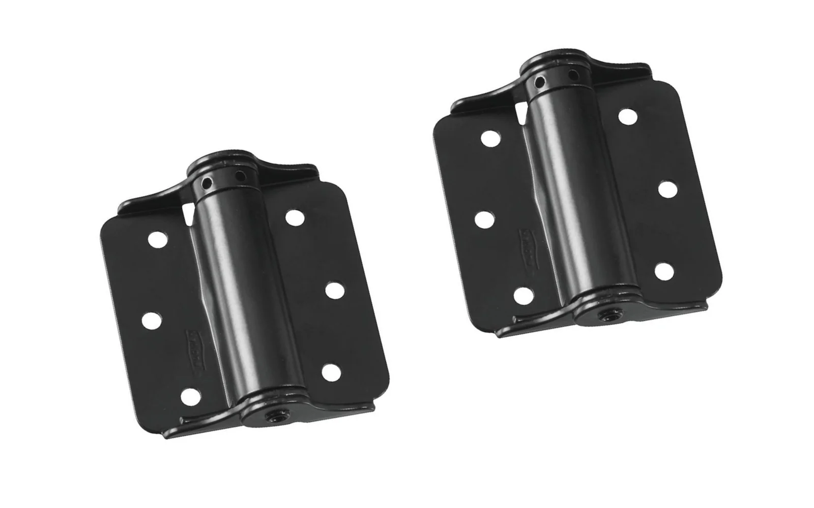 3" Black Finish on Steel Adj. Spring-Loaded Hinges