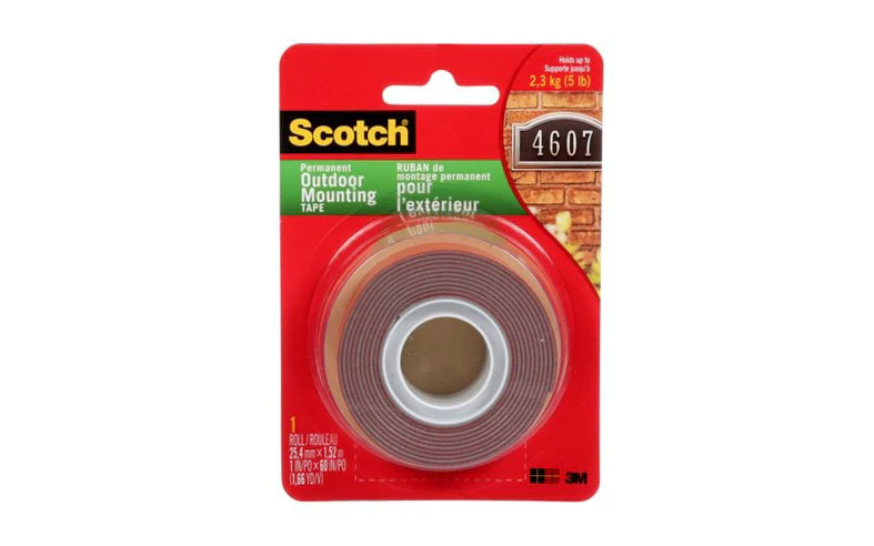 3M Scotch Outdoor Mounting Tape 1" x 60"