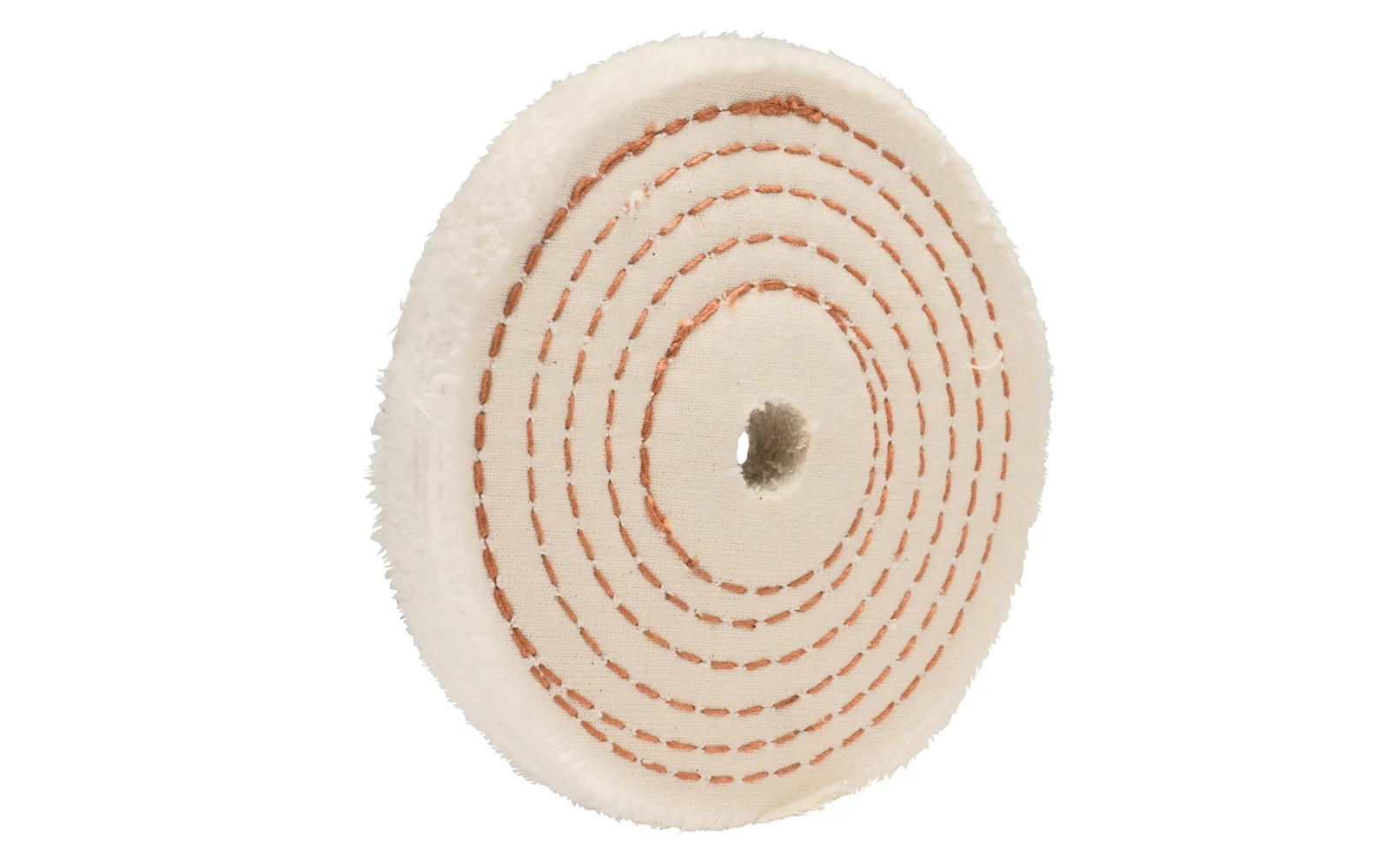 4" Spiral Sewn Buffing Wheel ~ 1/2" Thick