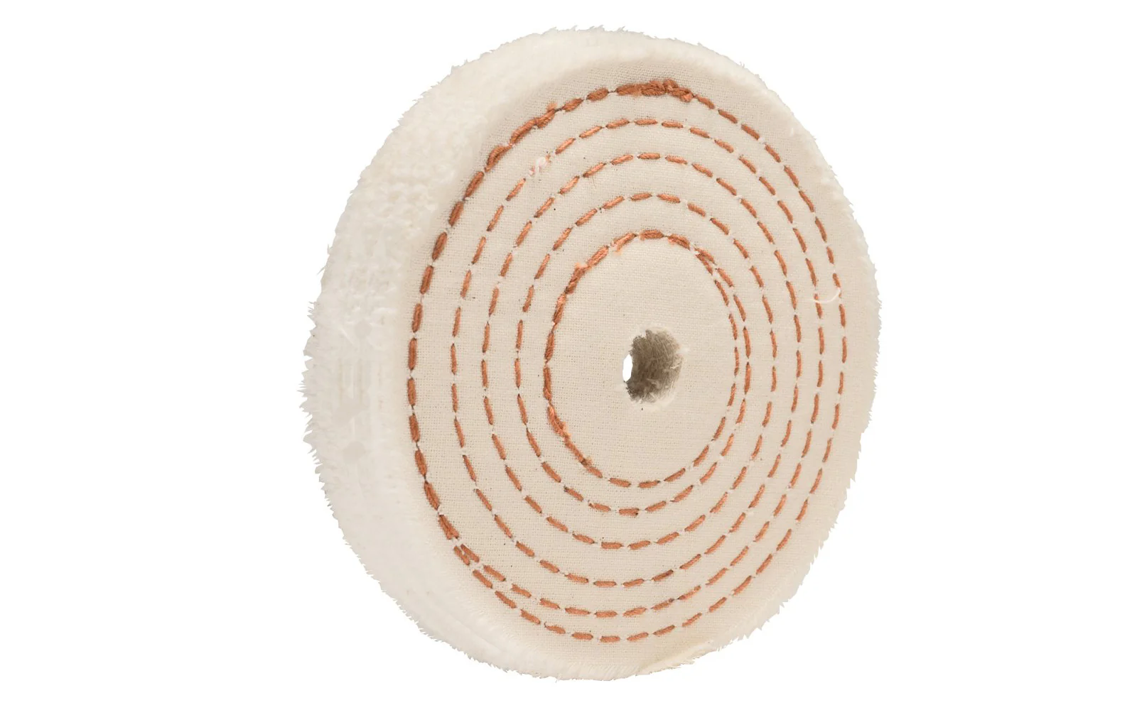 4" Spiral Sewn Buffing Wheel ~ 1" Thick