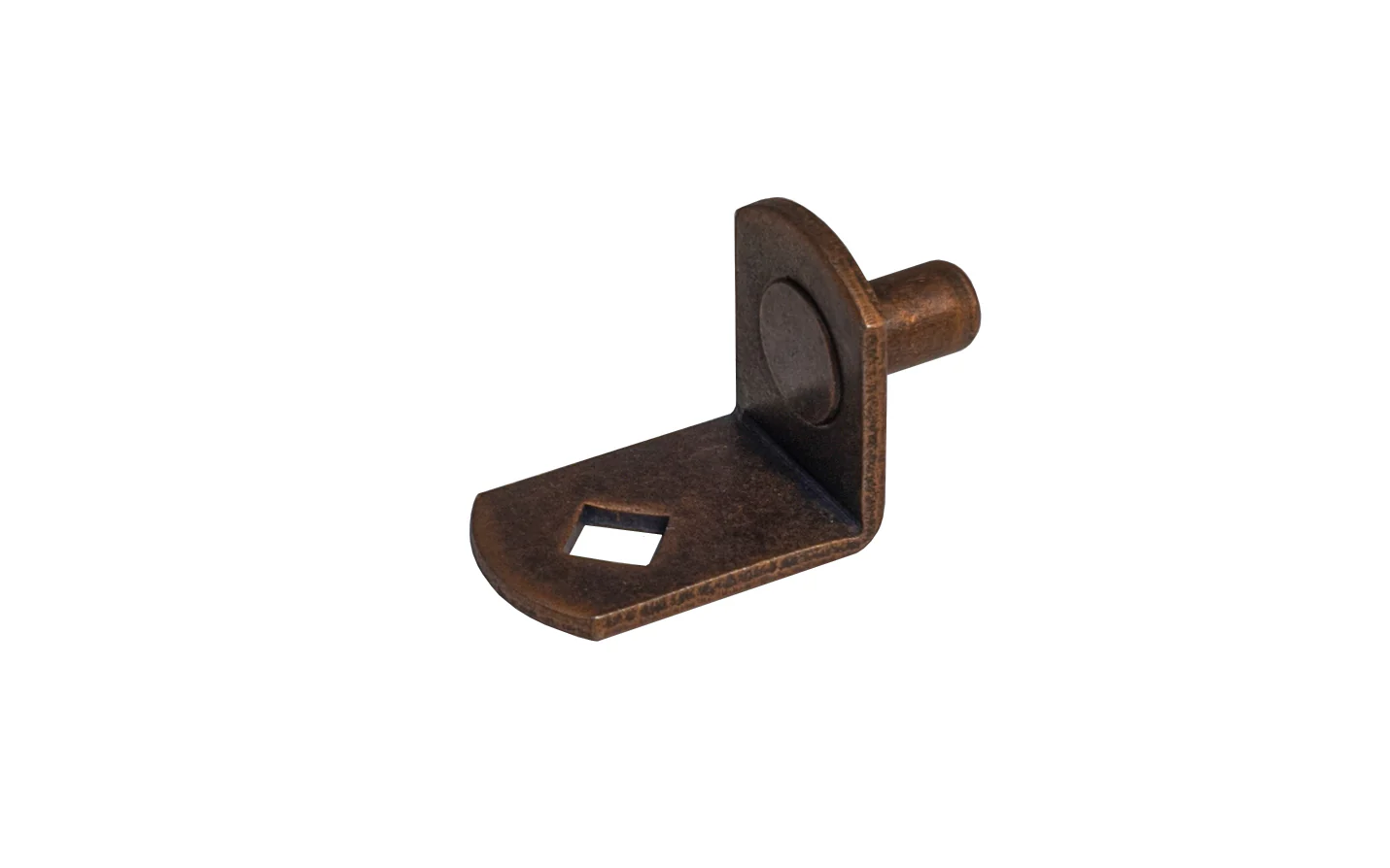 5 mm Shelf Support Pin, Bracket Style - Walnut Finish