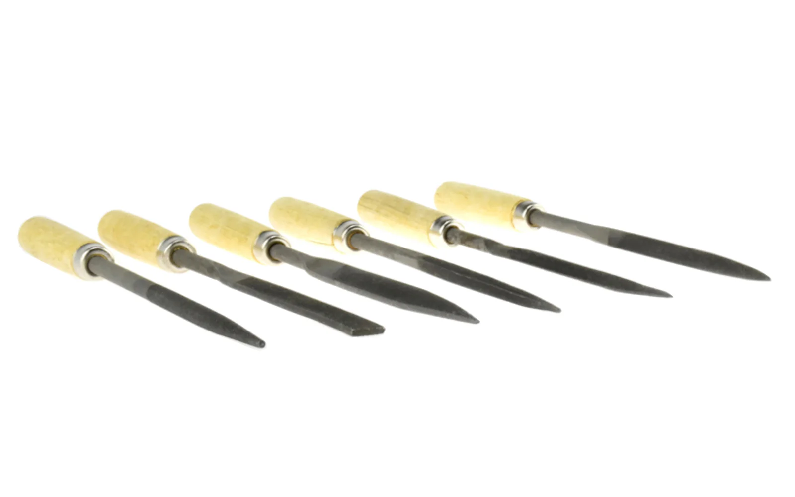 6-PC Coarse Cut Needle File Set - 5 mm x 180 mm - Image 2