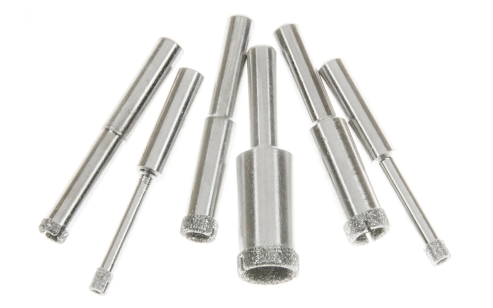 6-Piece Small Diamond Hole Saw Set - 80 Grit