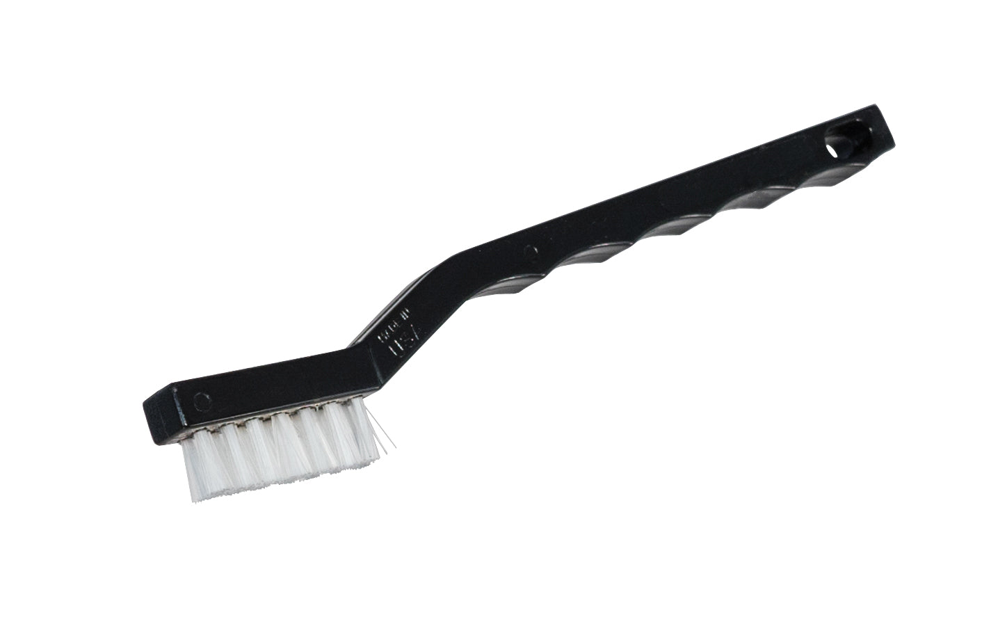 7" Long Nylon Cleaning Brush with Plastic Handle ~ 5/16" Width x 1/2" Trim