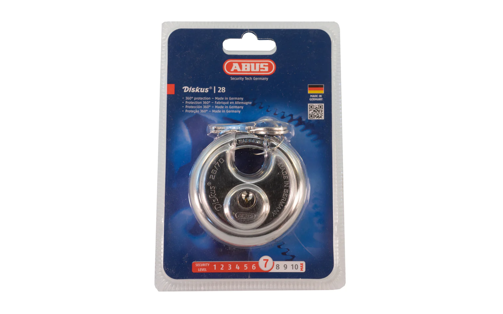 ABUS "Diskus" Stainless Disc Padlock
