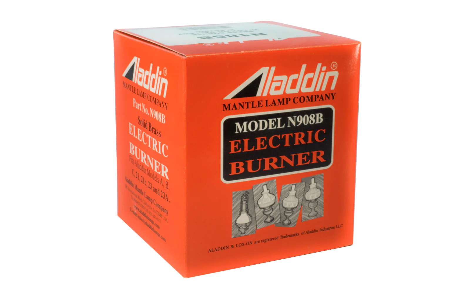 Aladdin Solid Brass Electric Burner - N908B - Image 2