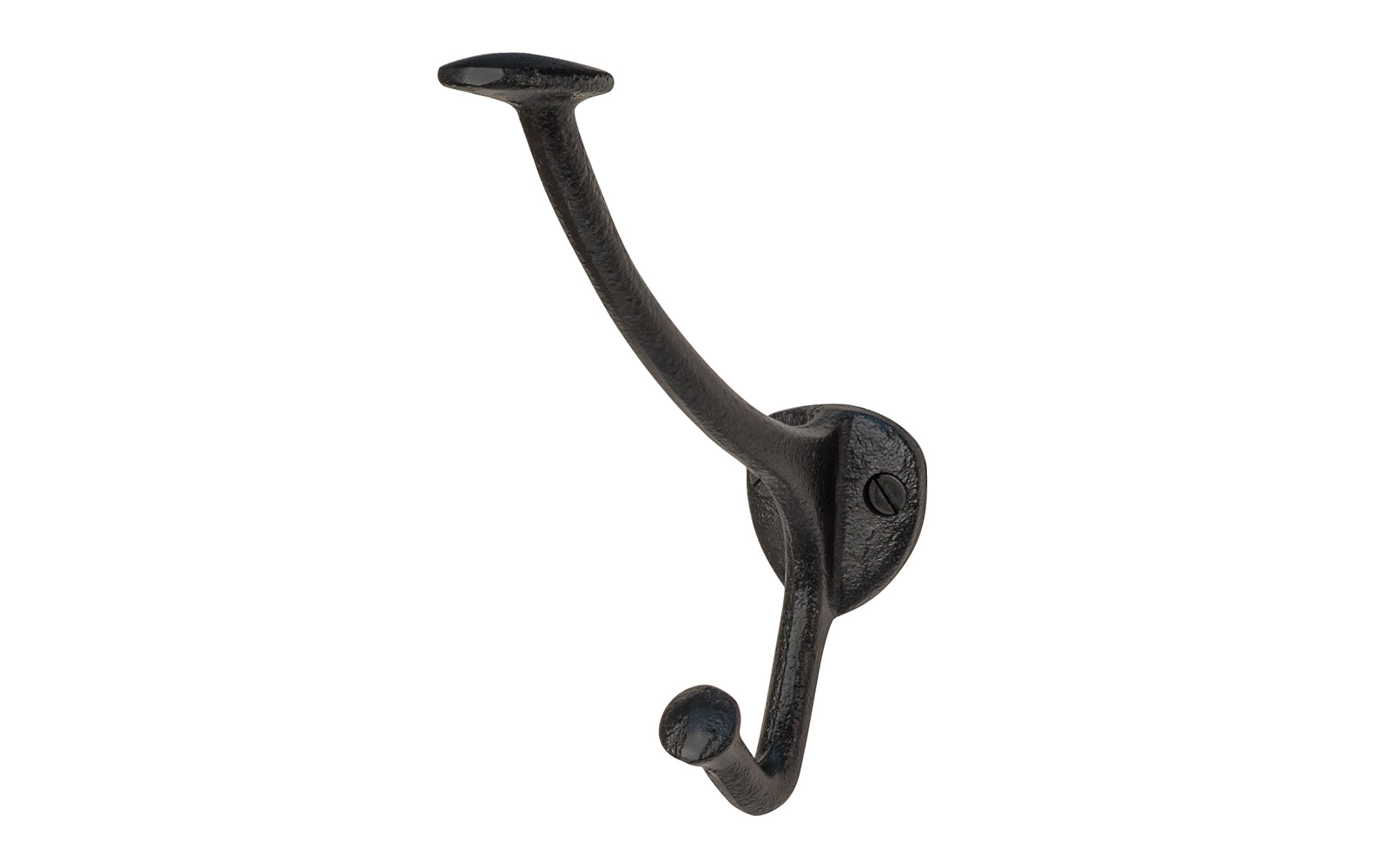 Art Nouveau Black Cast Iron Hall Tree Hook