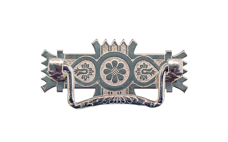 Brass Eastlake Drop Pull ~ 2-1/2" On Centers - Image 3
