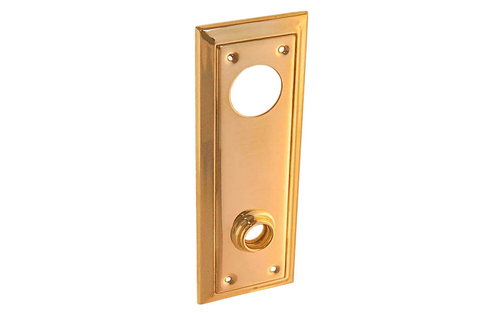 Brass Escutcheon Keyway Cylinder Door Plate - Image 5