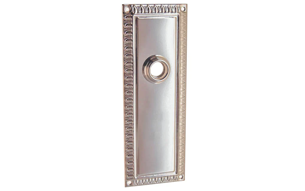 Ornate Brass Escutcheon Door Plate - Image 4