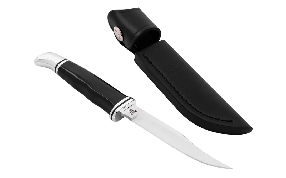Buck Knives 102 Woodsman Knife & Sheath - Fixed Blade with Black Handle - Image 2