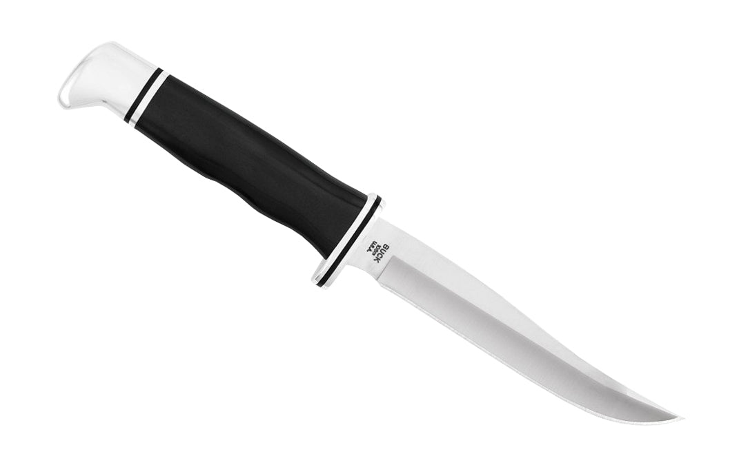 Buck Knives 105 Pathfinder Knife & Sheath - Fixed Blade with Black Handle
