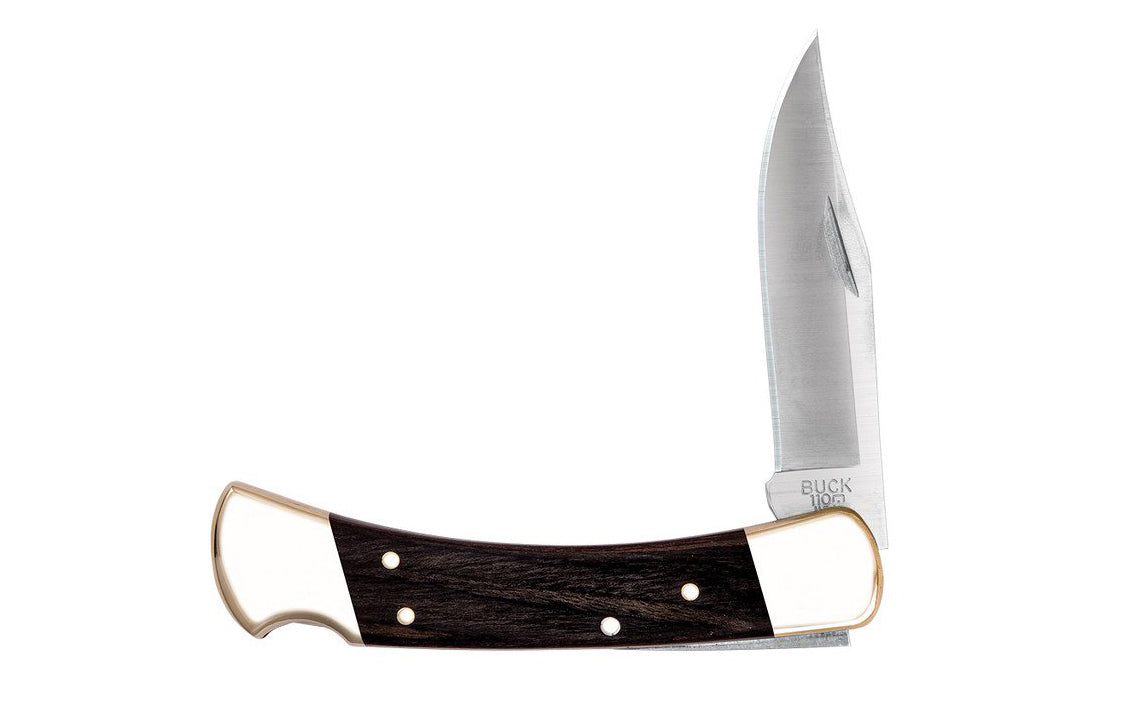 Buck Knives 110 Folding Hunter Knife & Sheath - Image 2