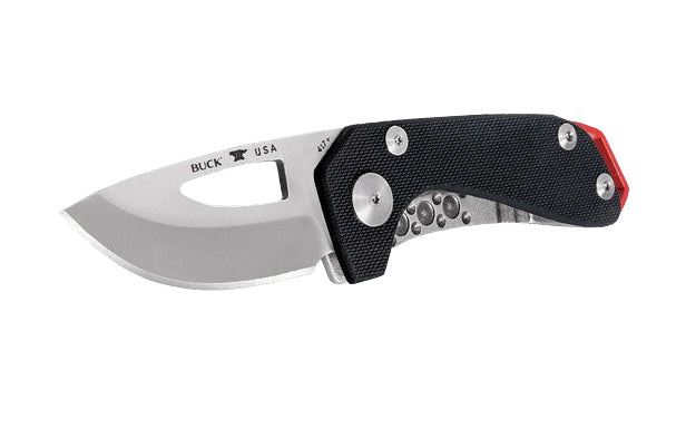 Buck Knives 417 Budgie Folding Knife with Black Textured Handle - Image 5