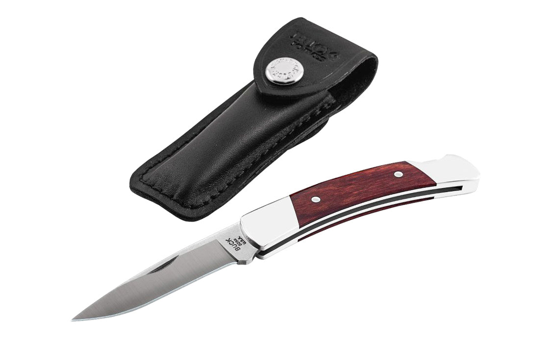 Buck Knives 501 Squire Pocket Folding Knife & Leather Sheath - Image 5