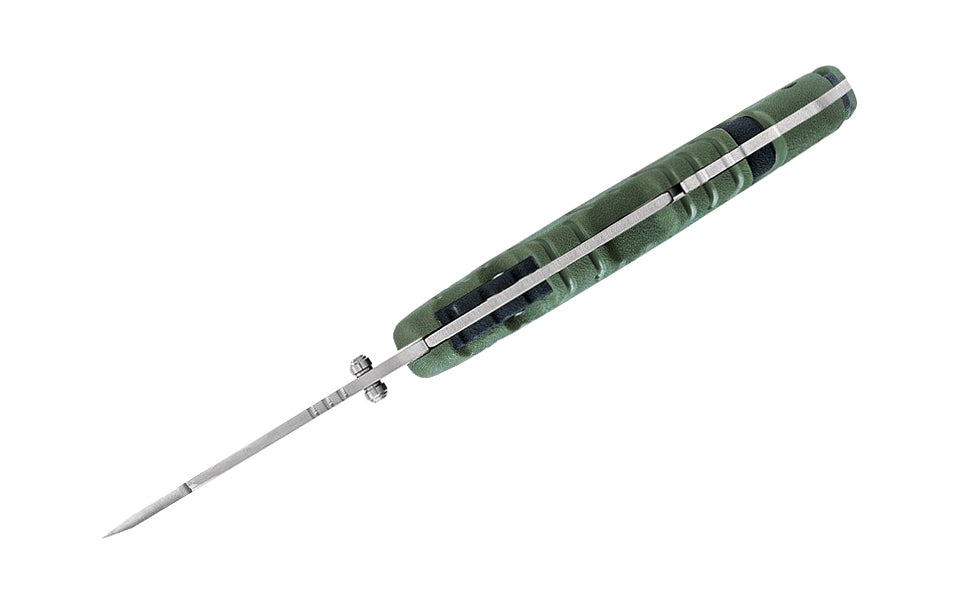 Buck Knives 660 Pursuit, Large Folding Knife with Guthook - Green - Image 3