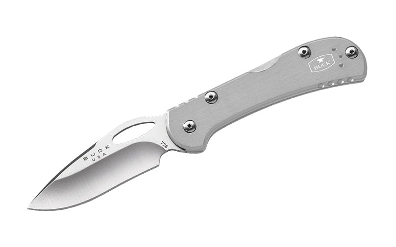 Buck Knives 726 Mini Spitfire Folding Pocket Knife - Gray