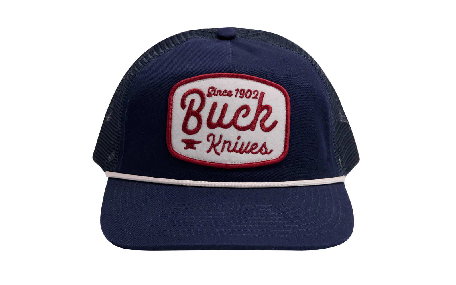 Buck Knives Navy Hat 'Rounded Felt Patch' - Image 3