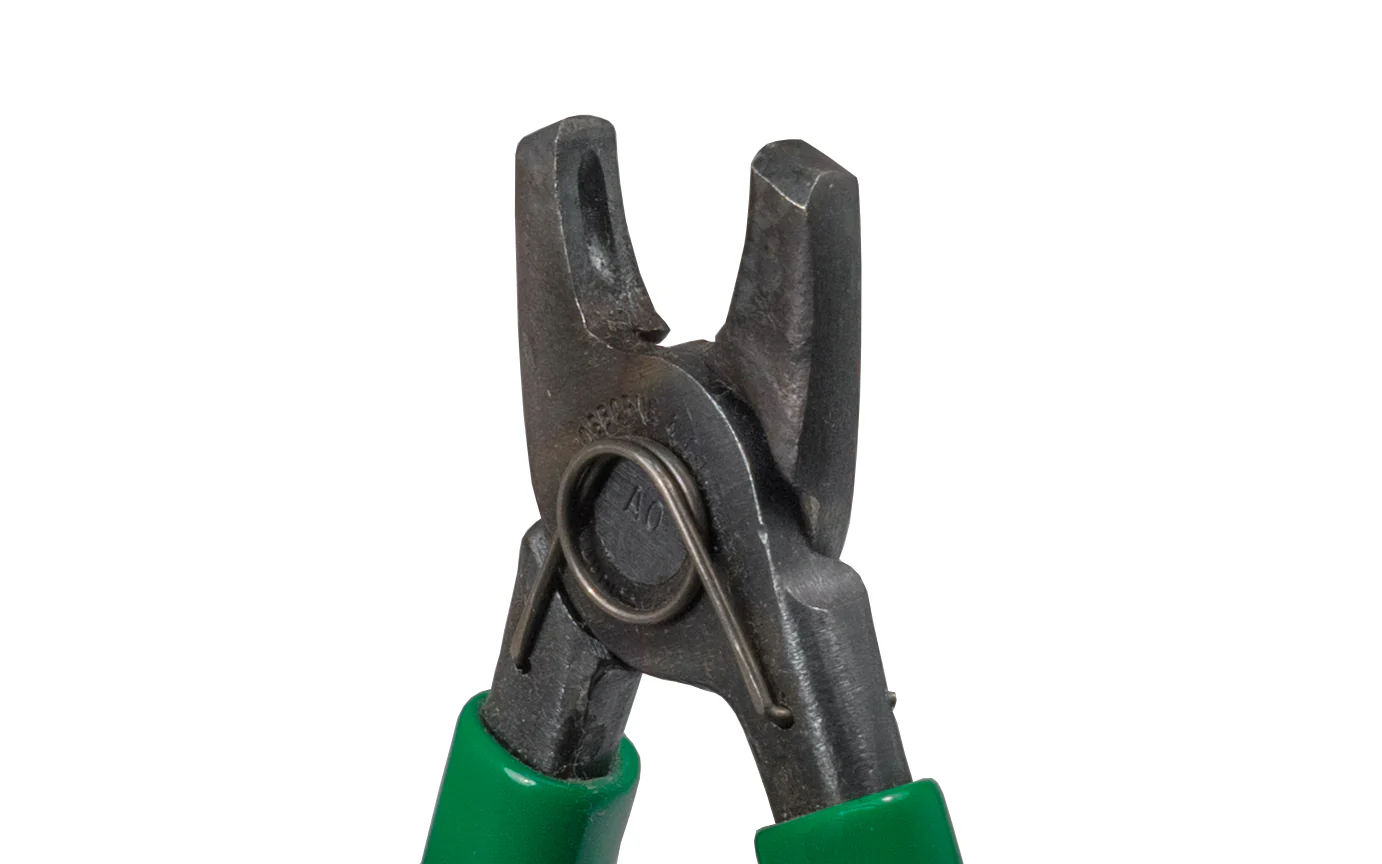 CS Osborne Hog Ring Plier ~ Straight, Opening Spring - Image 2