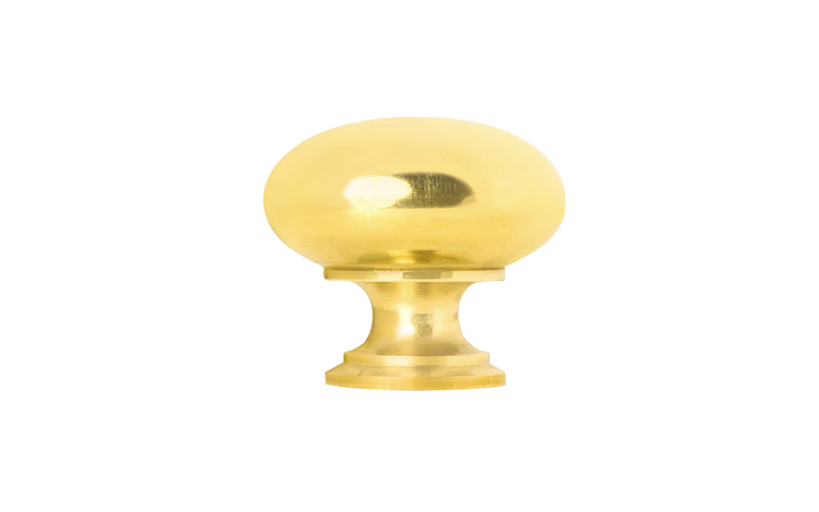 Classic Brass Cabinet Knob ~ Lacquered Brass Finish - Image 5