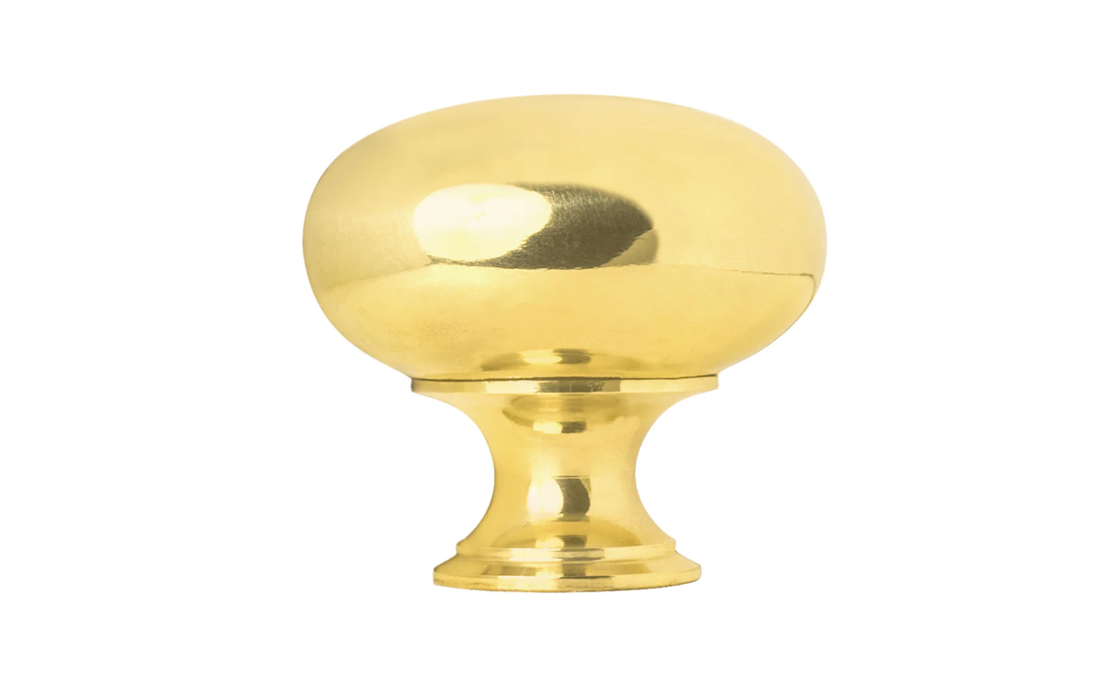 Classic Brass Cabinet Knob ~ Lacquered Brass Finish - Image 6