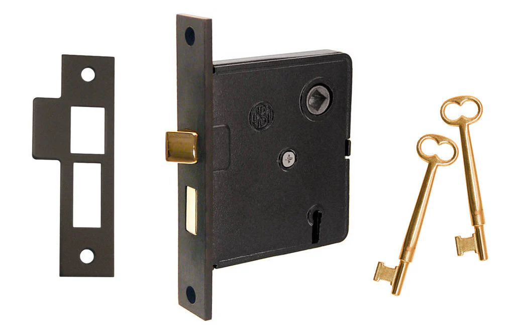 Classic Brass Interior Mortise Lock Set - Image 2
