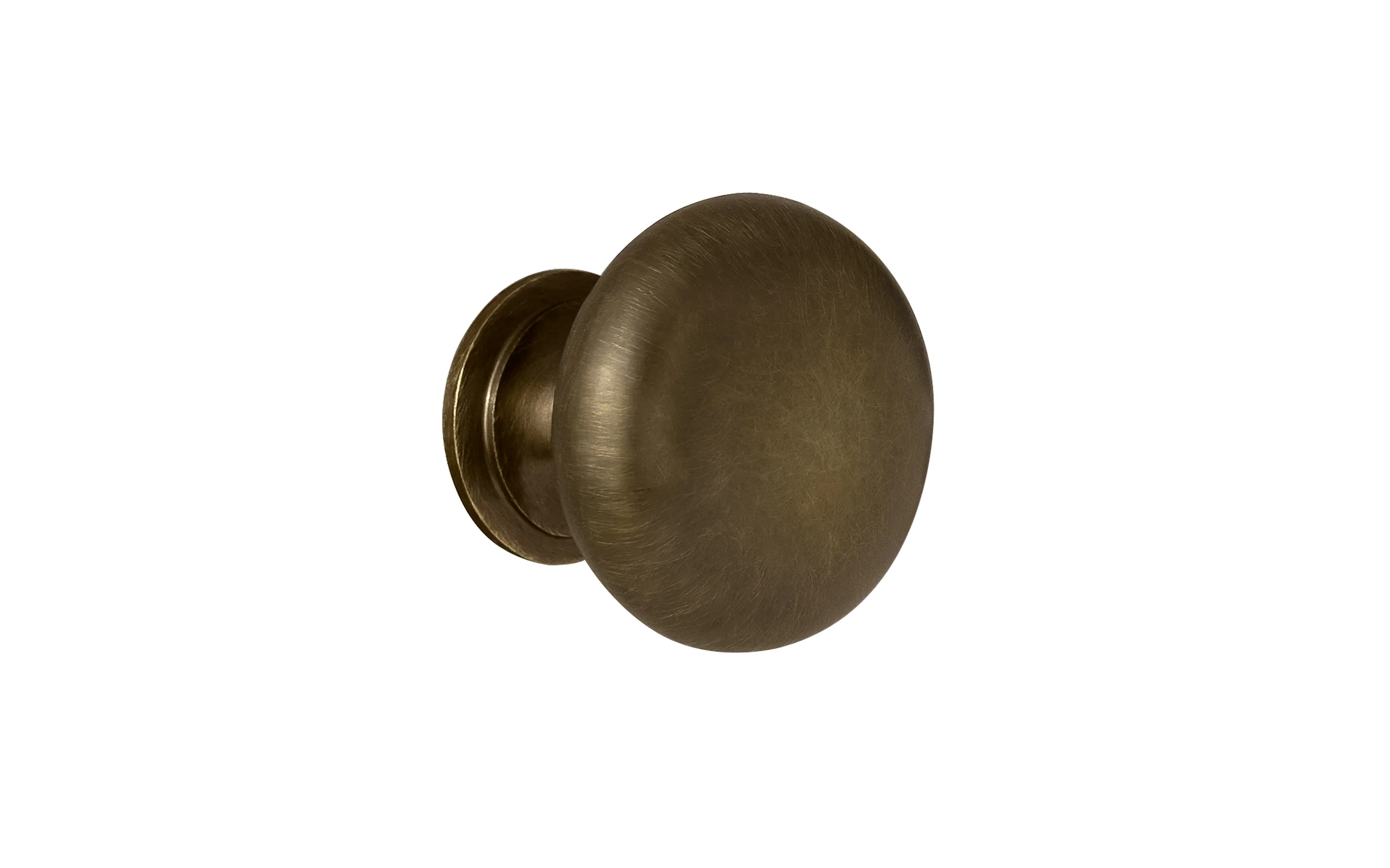 Classic Brass Cabinet Knob ~ Antique Brass Finish - Image 4
