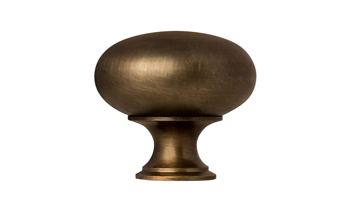 Classic Brass Cabinet Knob ~ Antique Brass Finish - Image 5