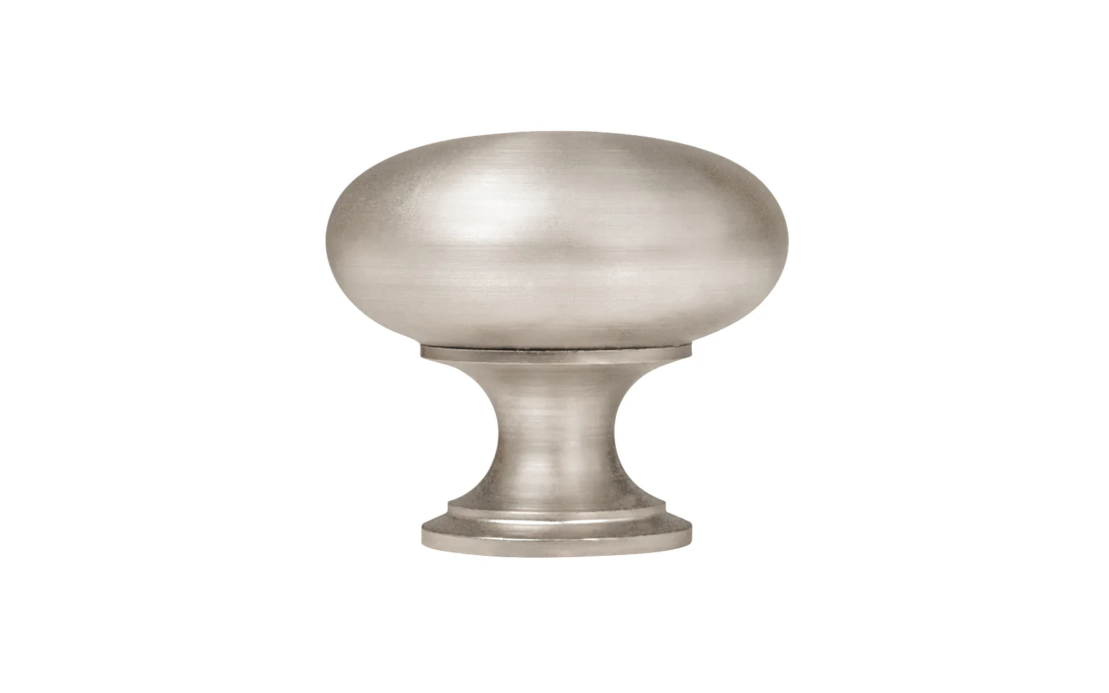 Classic Brass Cabinet Knob ~ Brushed Nickel Finish - Image 5