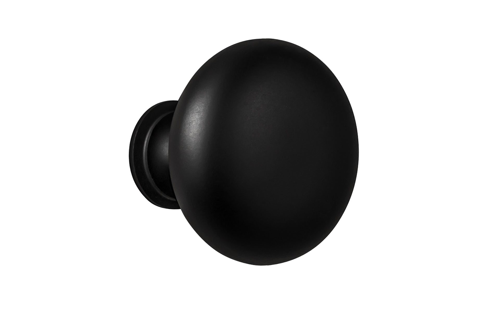 Classic Brass Cabinet Knob ~ Satin Black Finish - Image 3