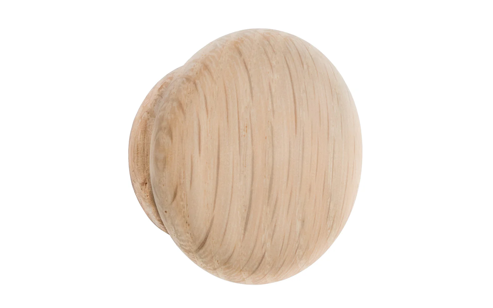Classic Oak Wood Round Cabinet Knob - Image 4