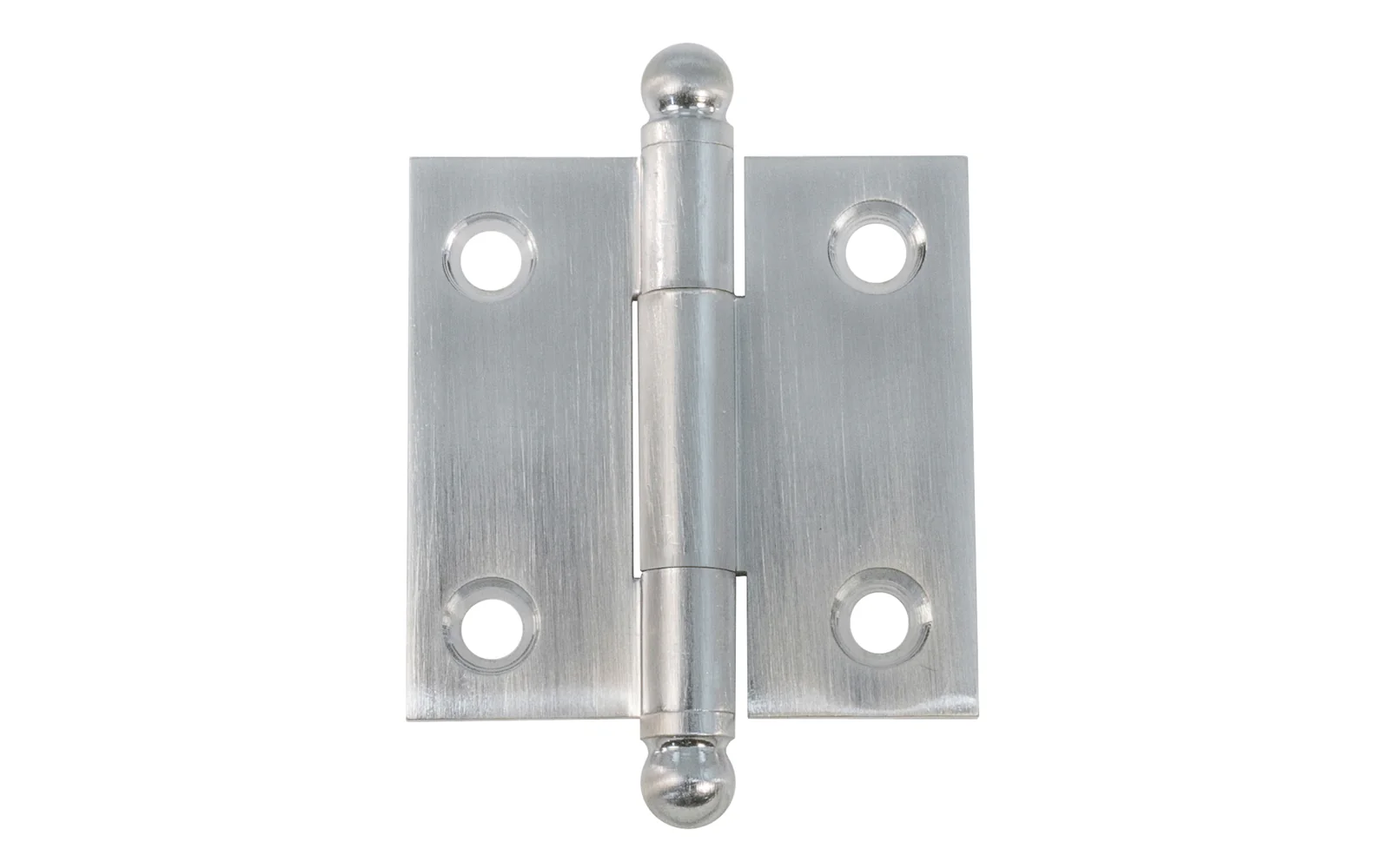Classic Solid Brass Ball-Tip Cabinet Hinge ~ 1-1/2" x 1-1/2" - Image 8