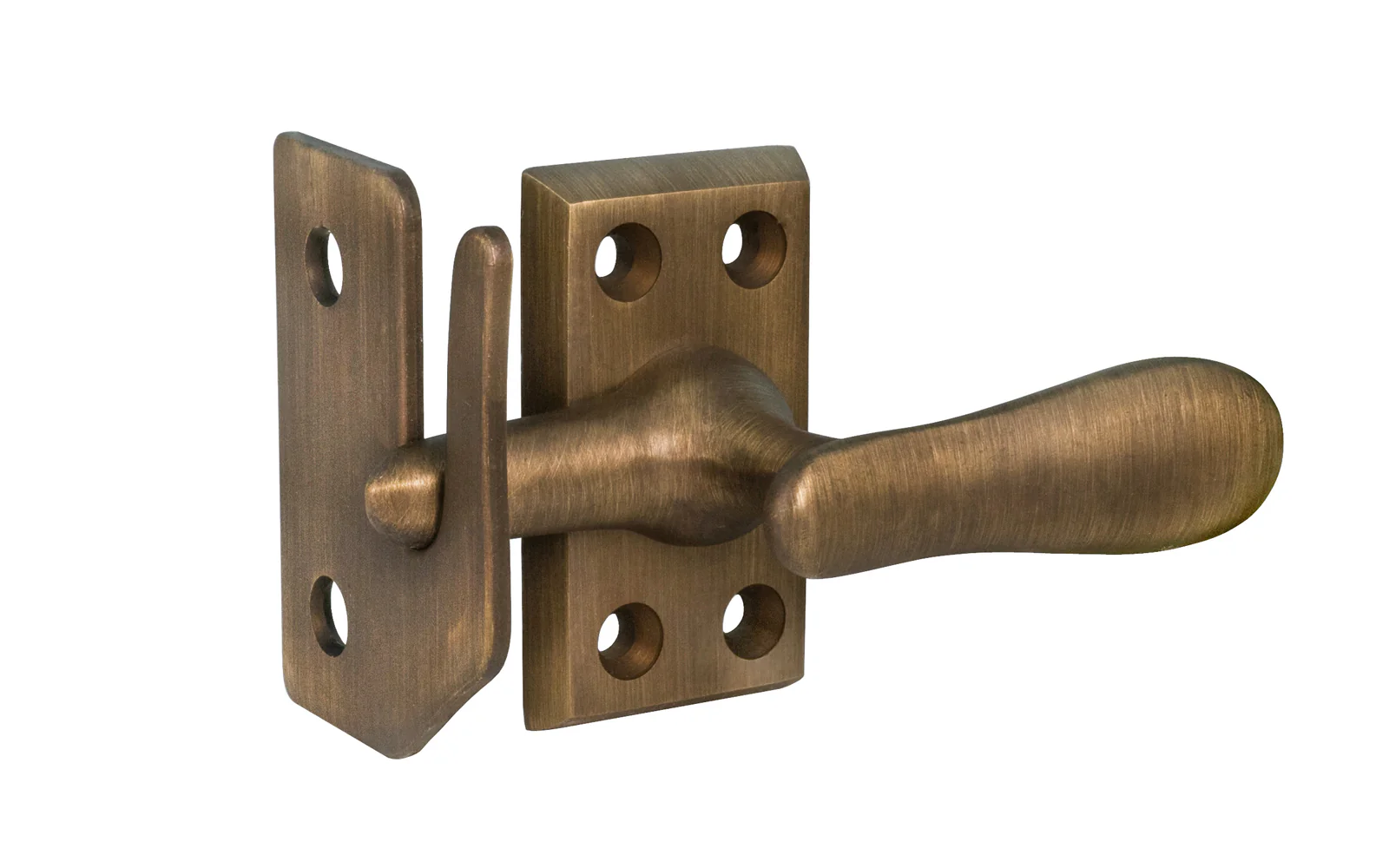 Classic Solid Brass Casement Window Latch ~ Large Size - Image 8