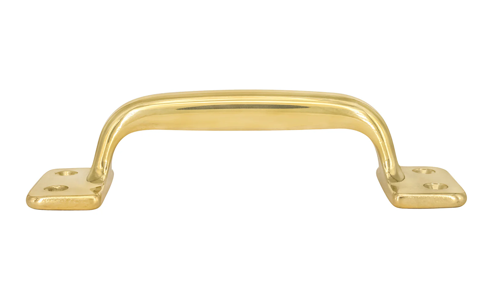 Classic Solid Brass Handle Pull ~ 4-3/8" On Centers