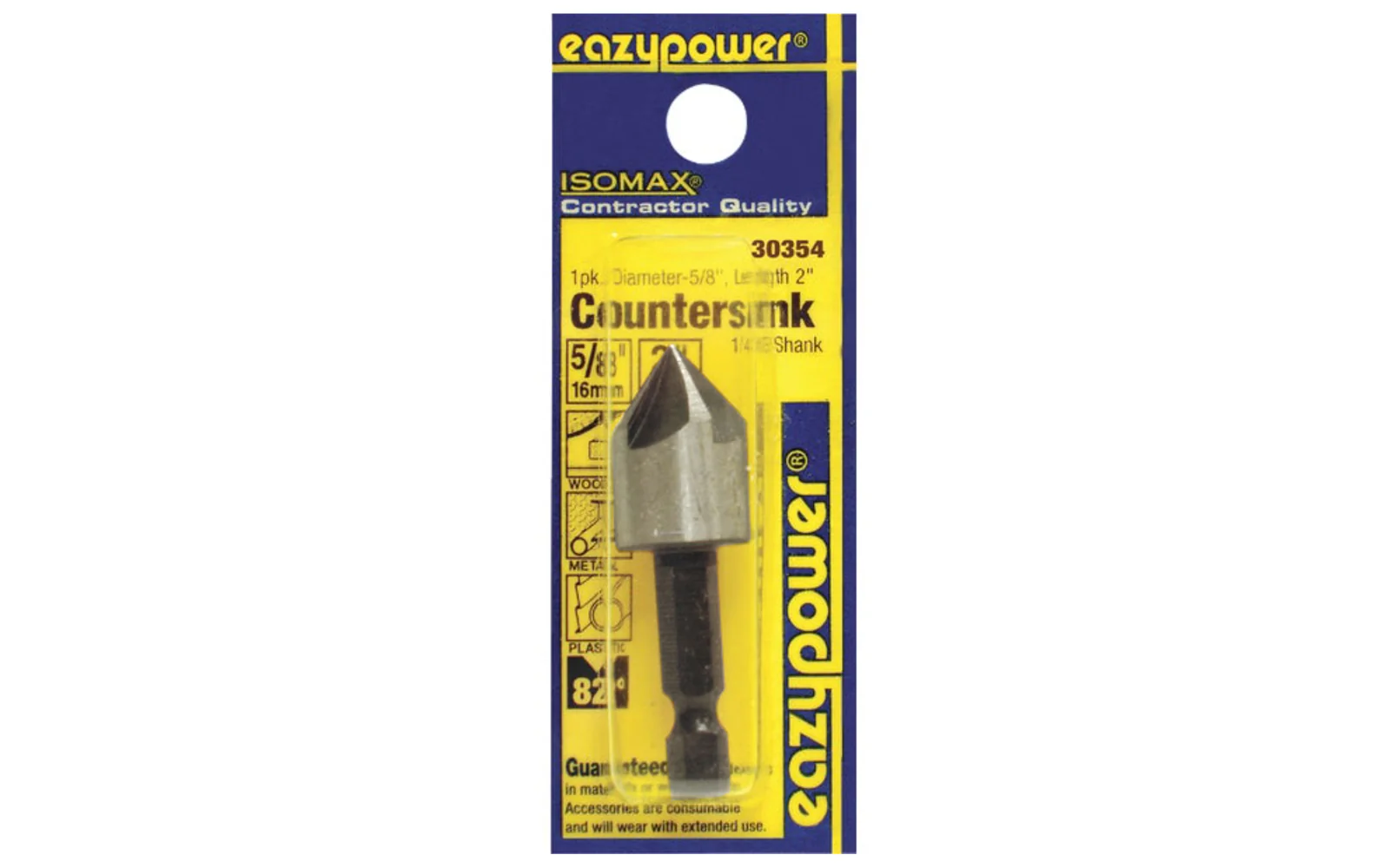 Eazypower 5/8" Countersink with Hex Shank