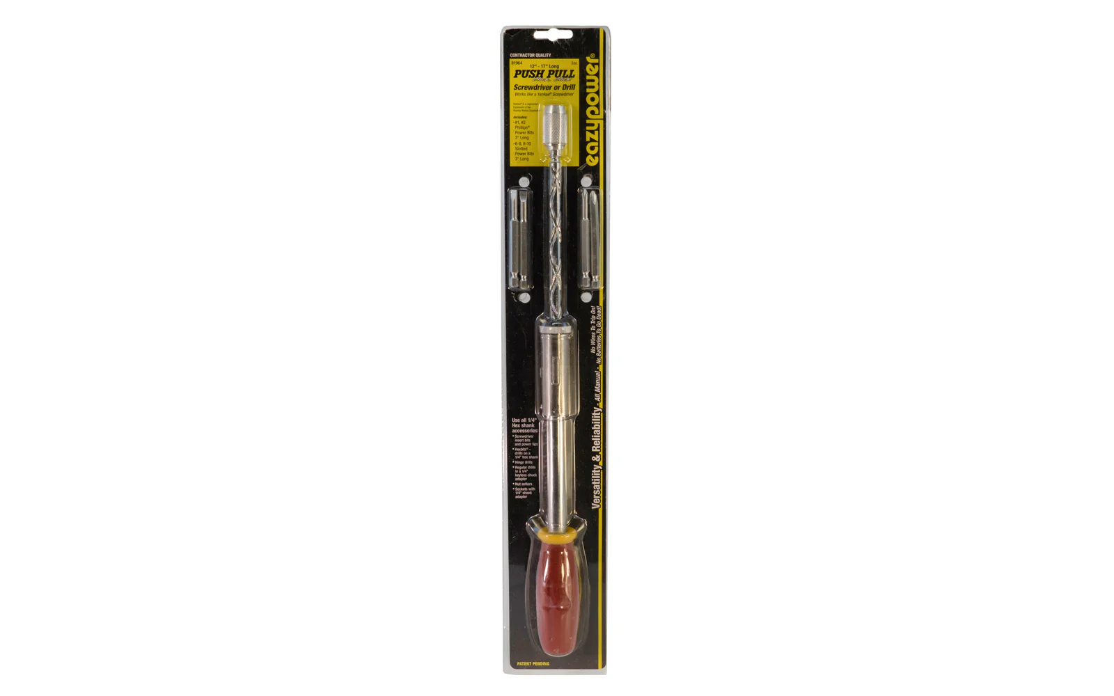 Eazypower Push Pull Screwdriver/Hand Drill
