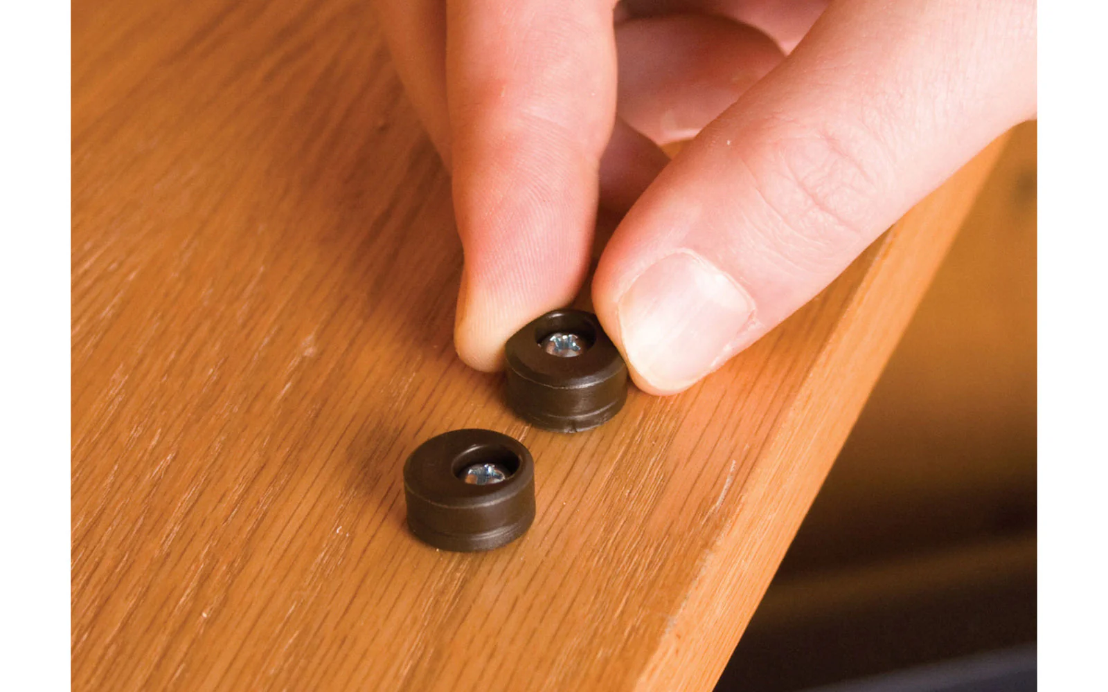 FastCap Clear Euro Door Stops for Inset Doors ~ 10 Stops - Image 2