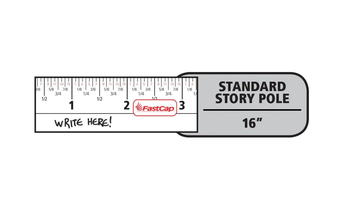 FastCap 16' FlatBack Tape Measure ~ Square Check - Image 3