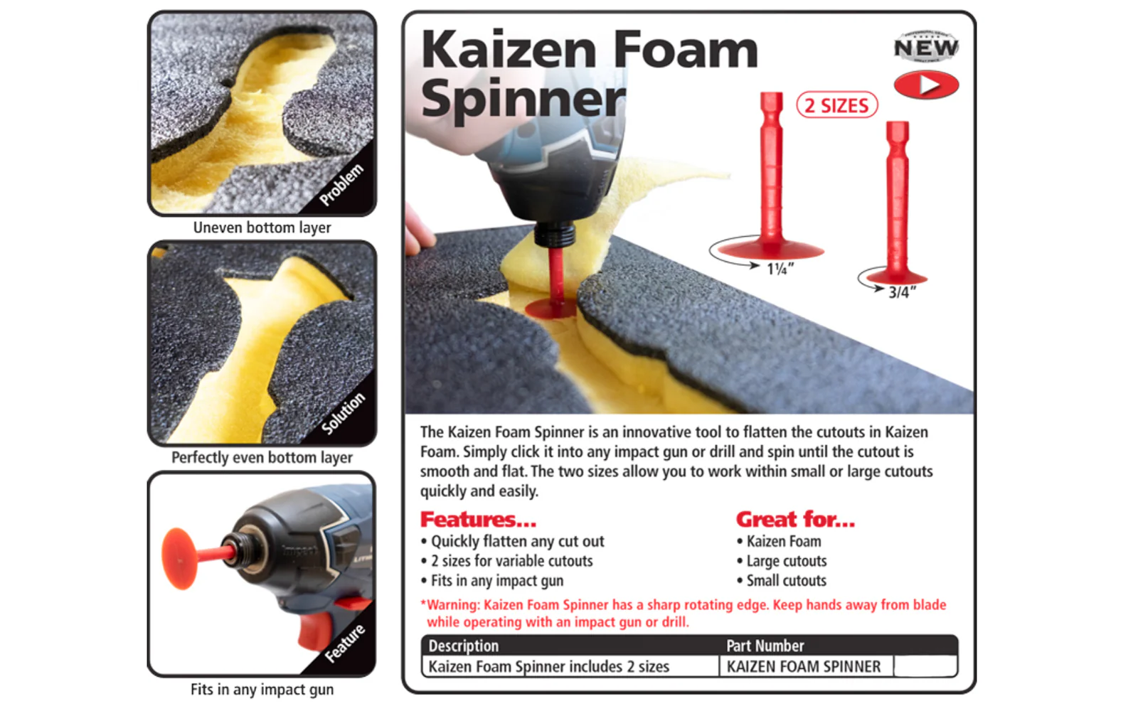 FastCap Kaizen Foam Spinner - Image 3