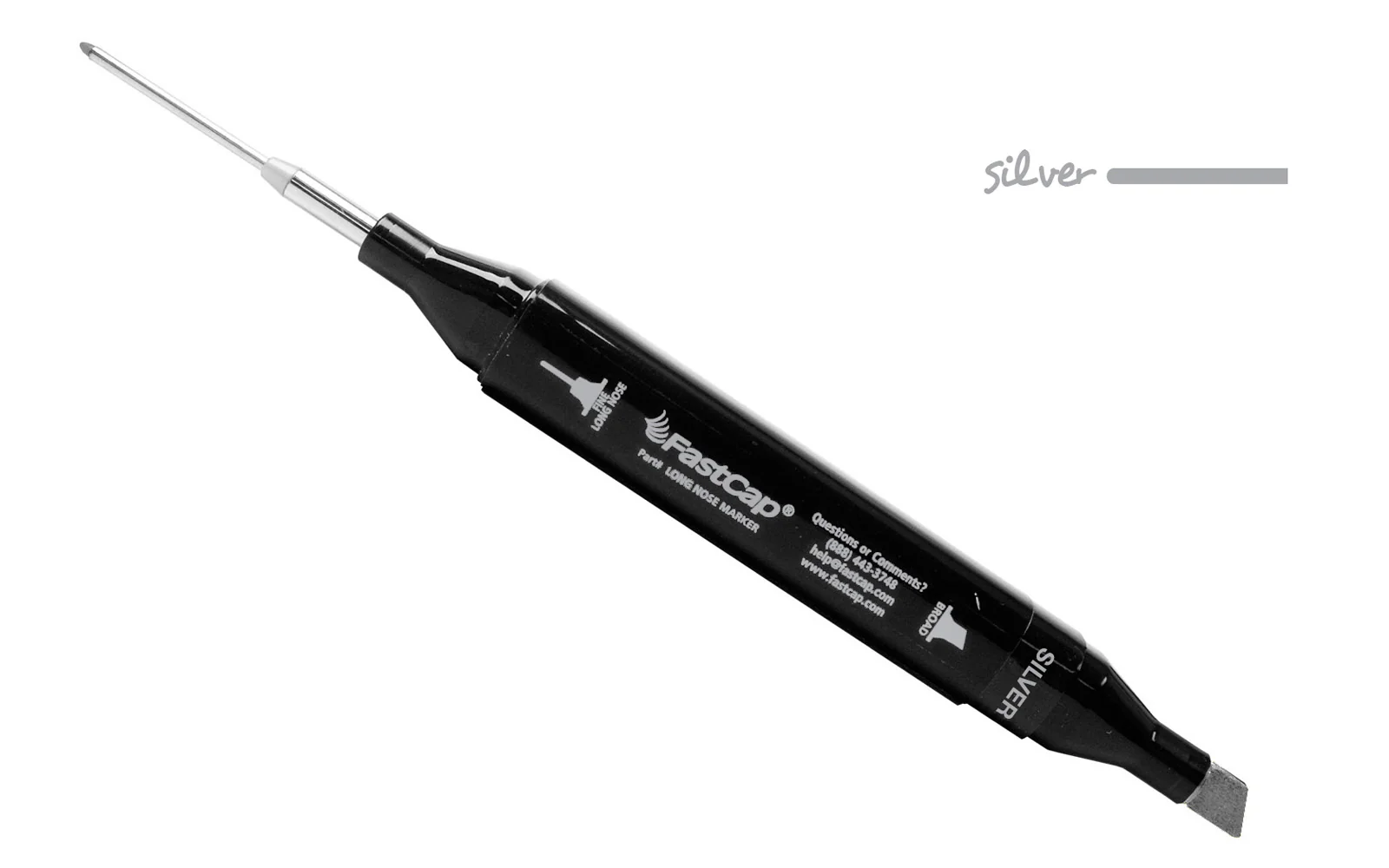 FastCap Long Nose Marker ~ Silver