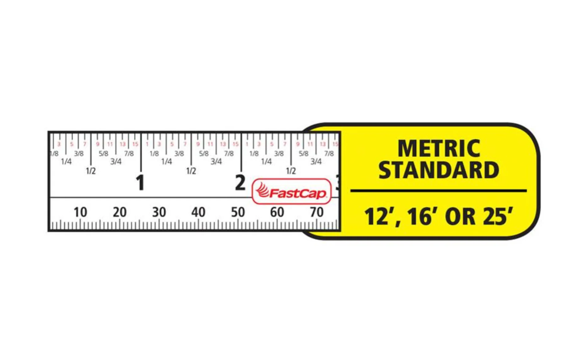 FastCap ProCarpenter Metric / Standard Tape Measure - Image 3
