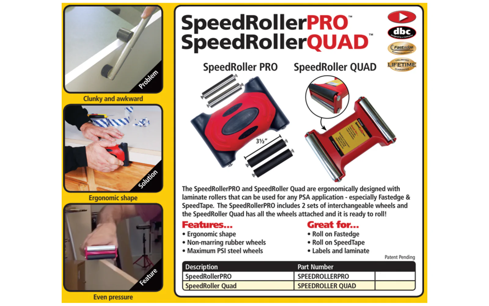 FastCap Speed Roller Pro ~ Laminate Roller - Image 6