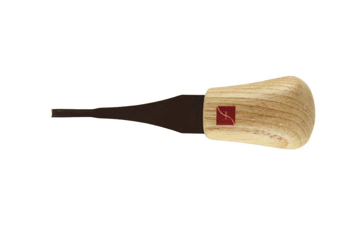Palm Carving Tool, Gouge ~ #3 x 1/8" (3 mm) - Image 2
