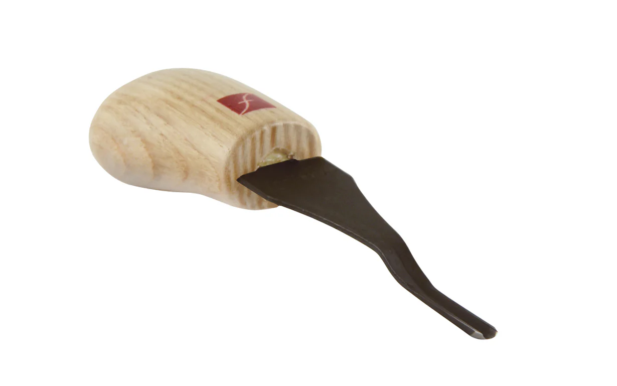 Palm Carving Tool, Gouge ~ #5 x 1/8" (3 mm)